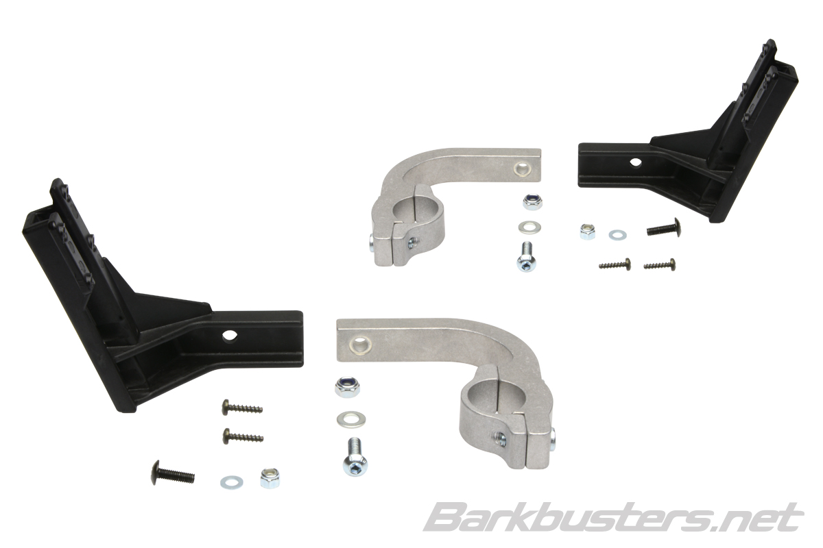 BARKBUSTERS UNIVERSAL Hardware Kit – Single Point Clamp Mount 25.4mm (Code: STM-002-NP)