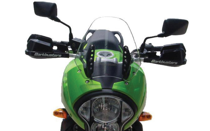 BARKBUSTERS Handguard Hardware Kit (Code: BHG-034) fitted to KAWASAKI KLE650 Versys with VPS Guards (Code: VPS-003) sold separately