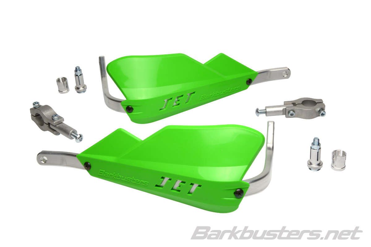 BARKBUSTERS JET Handguard - Straight 22mm (Code: JET-001) - GREEN
