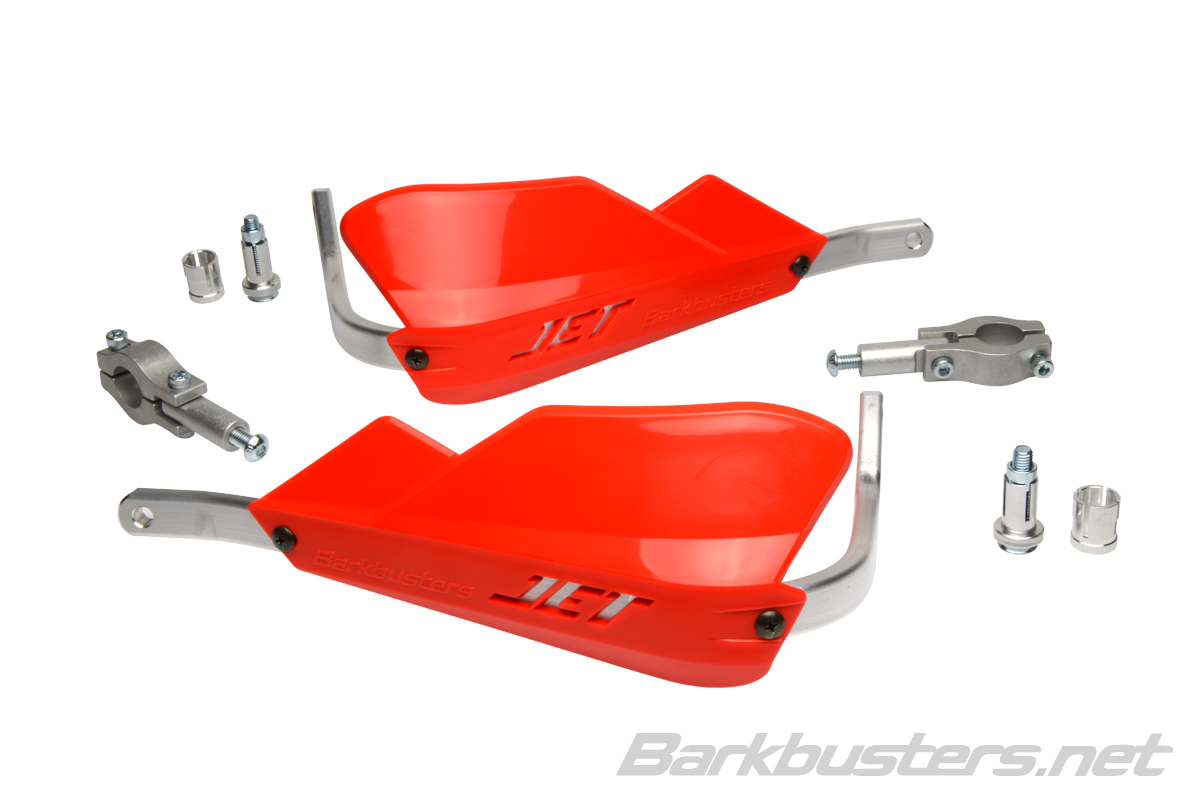 BARKBUSTERS JET Handguard - Straight 22mm (Code: JET-001) - RED