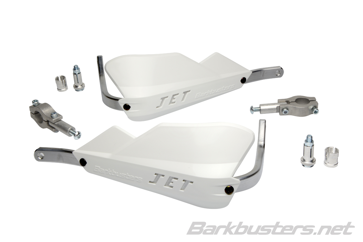 BARKBUSTERS JET Handguard - Straight 22mm (Code: JET-001) - WHITE