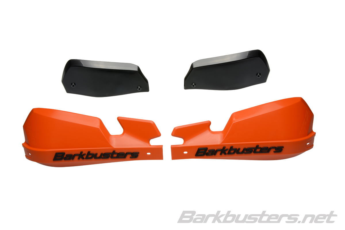 BARKBUSTERS VPS Guards (Code: VPS-003) - ORANGE (supplied with BLACK wind deflectors)