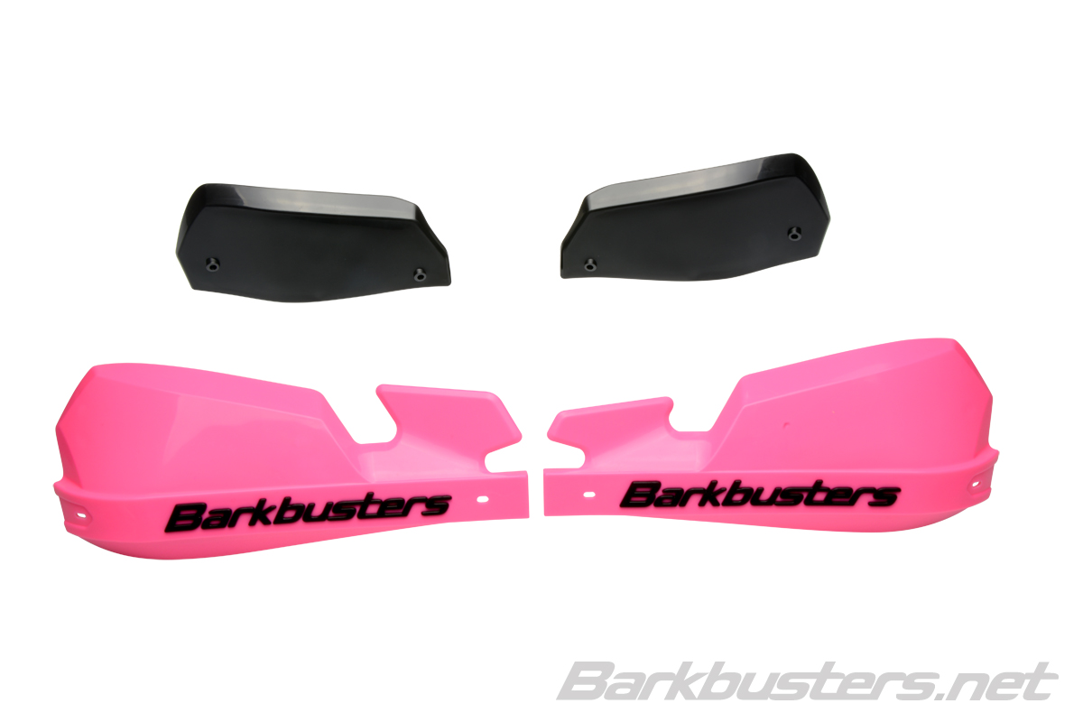 BARKBUSTERS VPS Guards (Code: VPS-003) - PINK (supplied with BLACK wind deflectors)
