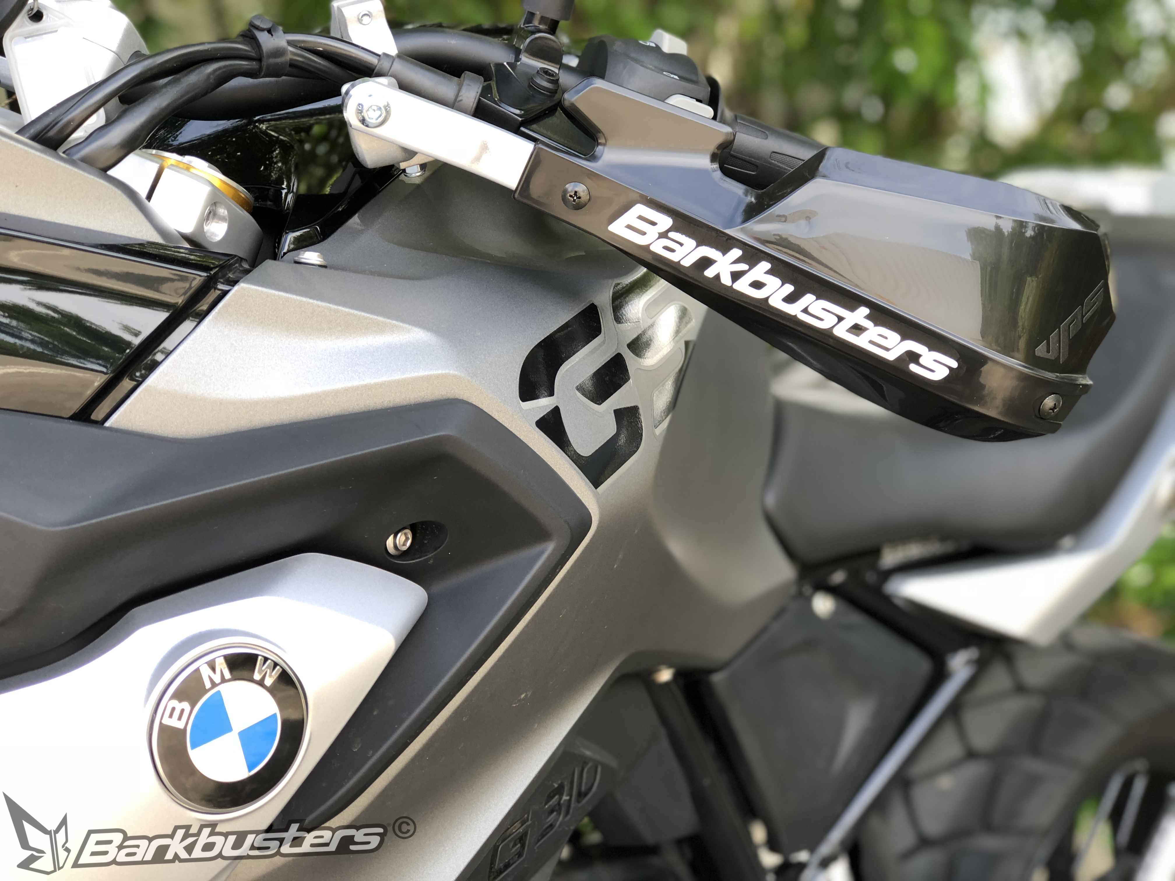 BARKBUSTERS Handguard Hardware Kit (Code: BHG-069)  fitted to BMW G310GS 2017 with VPS Guards (Code: VPS-003) sold separately