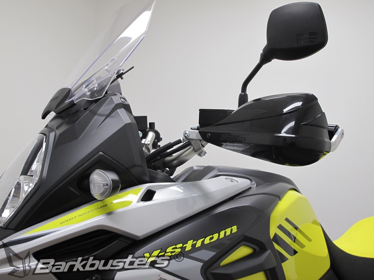 BARKBUSTERS Handguard Hardware Kit (Code: BHG-070) fitted to SUZUKI DL1000XT V-Strom with STORM Guards (Code: STM-003) sold separately