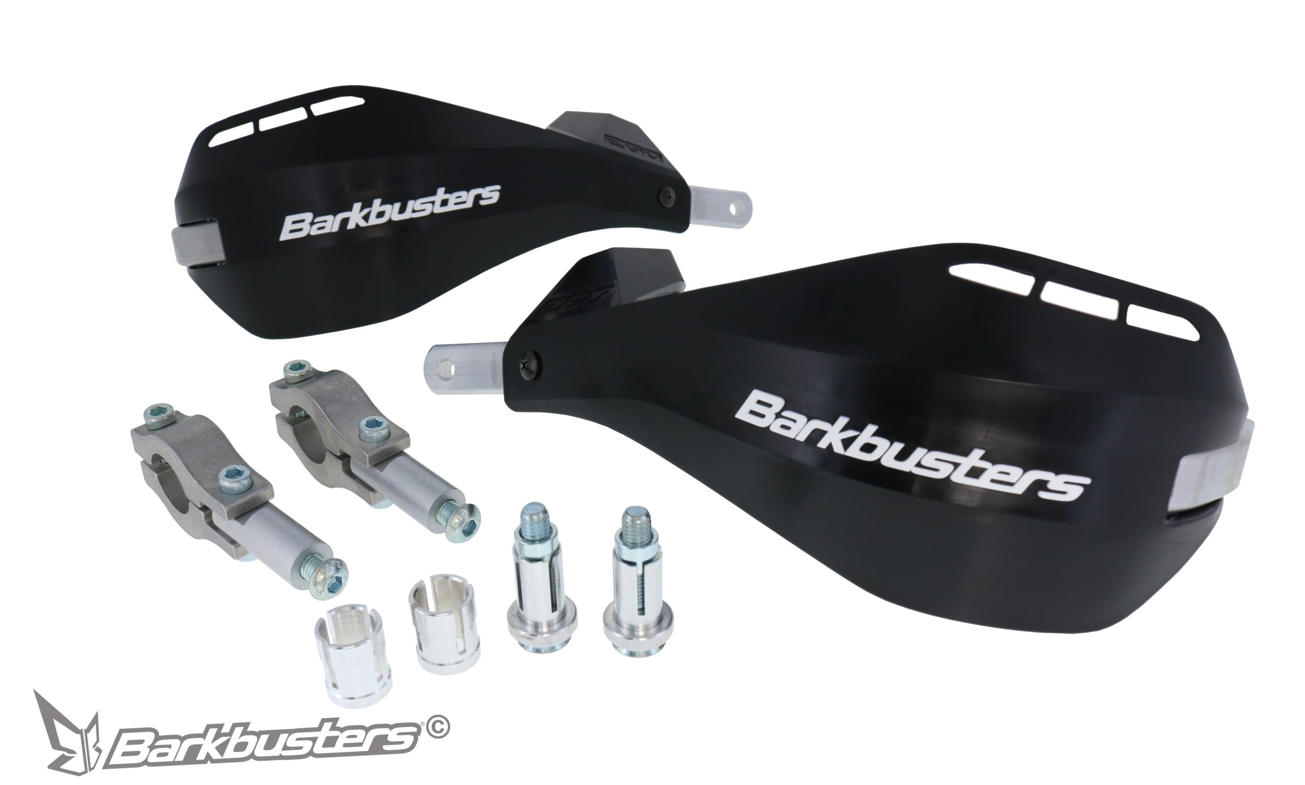BARKBUSTERS EGO Mini Handguard - Straight 22mm (Code: EGO-204) - BLACK