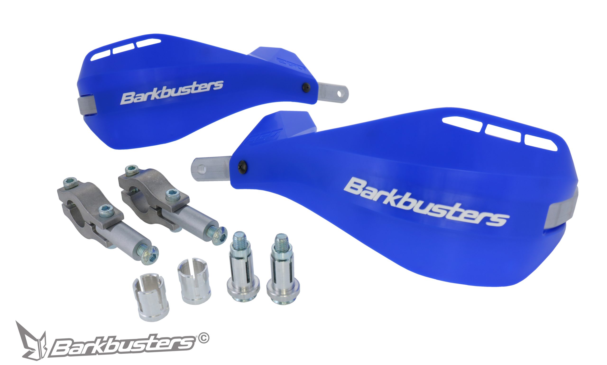 BARKBUSTERS EGO Mini Handguard - Straight 22mm (Code: EGO-204) - BLUE