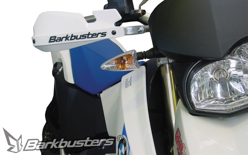 BARKBUSTERS Handguard Hardware Kit (Code: BHG-013) fitted to BMW G650X Challenge with VPS Guards (Code: VPS-003) sold separately