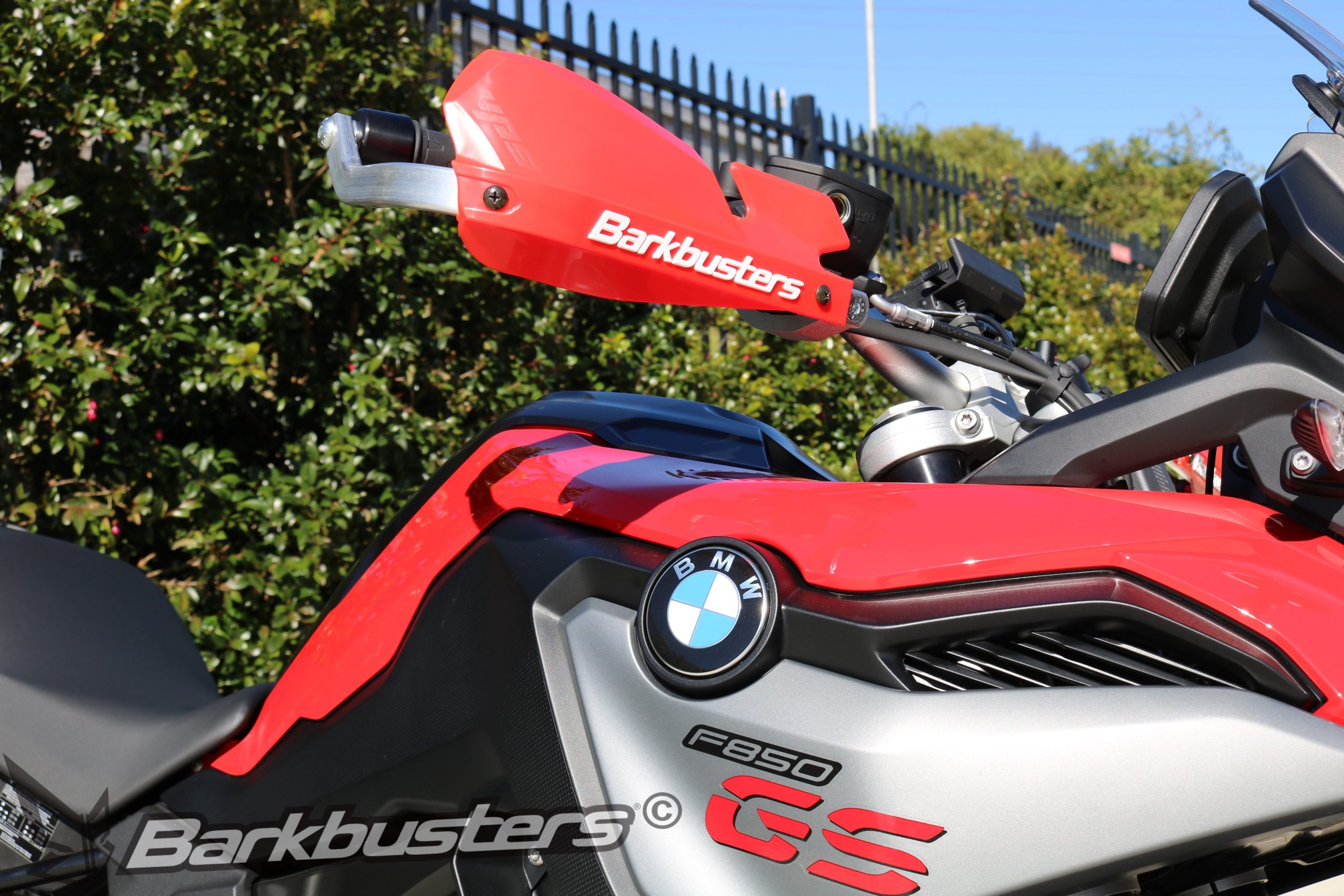 BARKBUSTERS Handguard Hardware Kit (Code: BHG-085) fitted to BMW F850GS with VPS guards (Code: VPS-003) sold separately