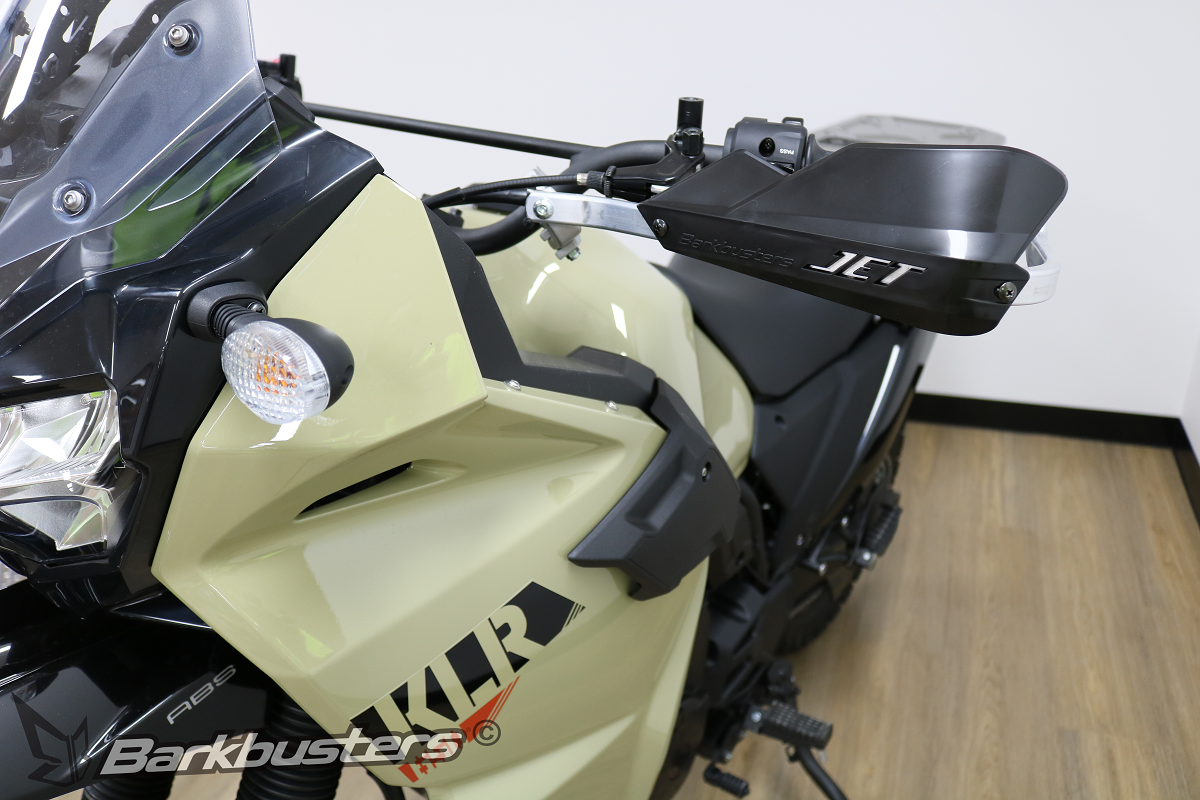 Kawasaki KLR650 2022 with JET Handguards