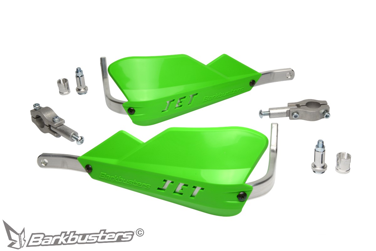 BARKBUSTERS JET Handguard - Straight 22mm (Code: JET-001) - GREEN
