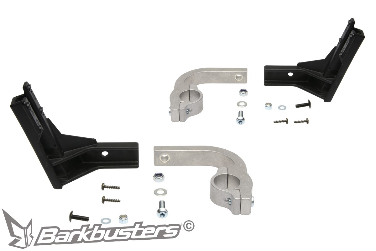 BARKBUSTERS UNIVERSAL Hardware Kit – Single Point Clamp Mount 25.4mm (Code: STM-002-NP)