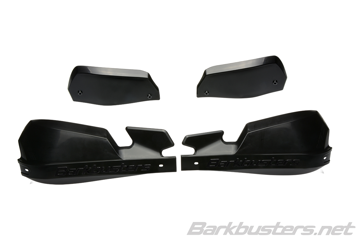 BARKBUSTERS VPS Guards (Code: VPS-003) - BLACK on BLACK (supplied with BLACK wind deflectors)
