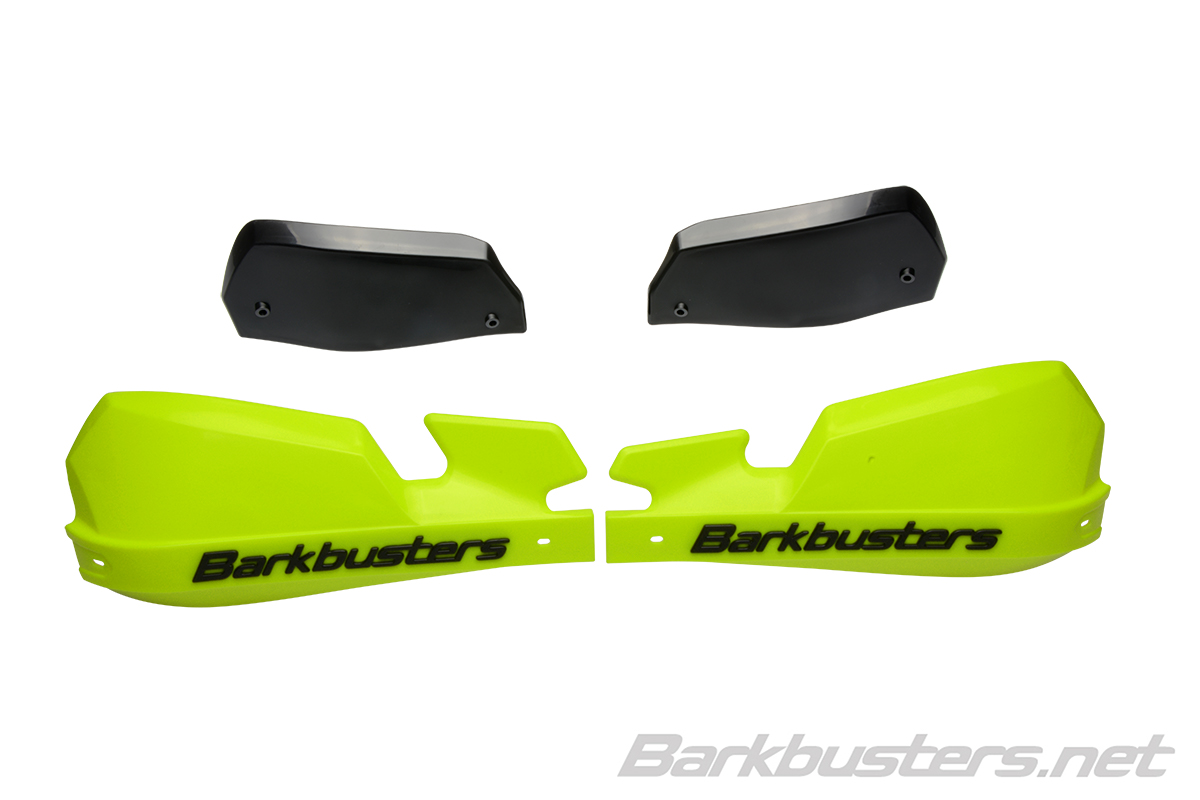 BARKBUSTERS VPS Guards (Code: VPS-003) - YELLOW HiViz (supplied with BLACK wind deflectors)