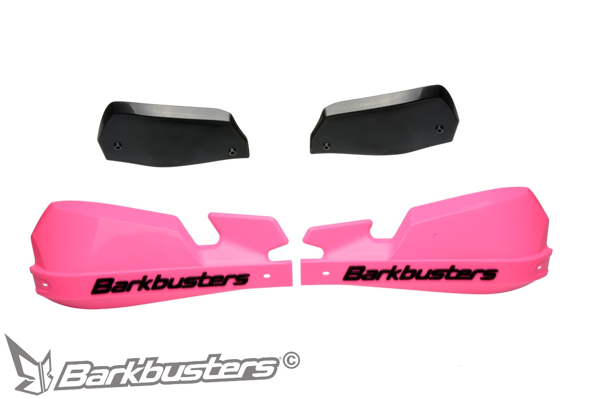 BARKBUSTERS VPS Guards (Code: VPS-003) - PINK (supplied with BLACK wind deflectors)