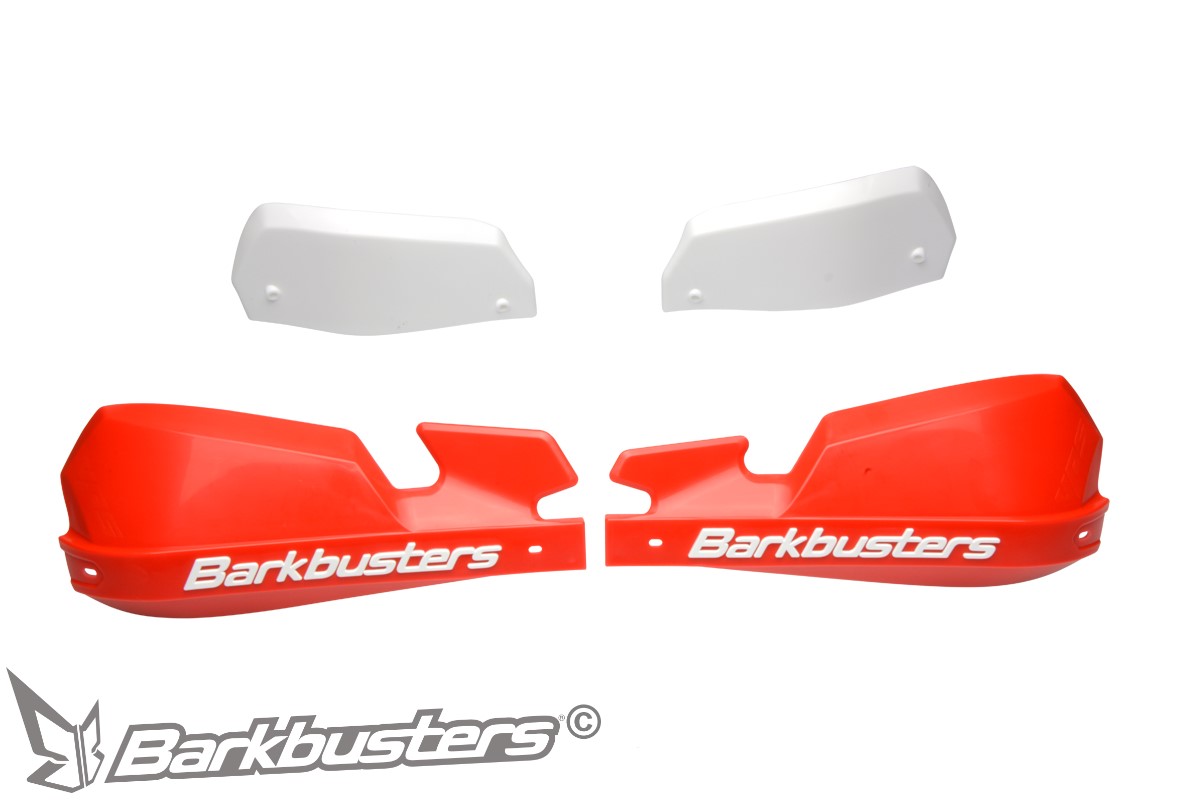 BARKBUSTERS VPS Guards (Code: VPS-003) - RED (supplied with WHITE wind deflectors)