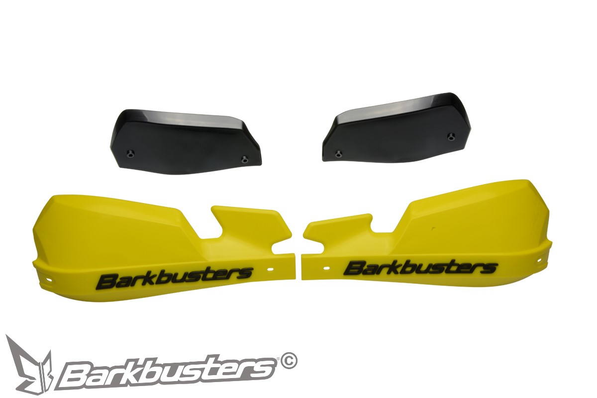 BARKBUSTERS VPS Guards (Code: VPS-003) - YELLOW (supplied with BLACK wind deflectors)