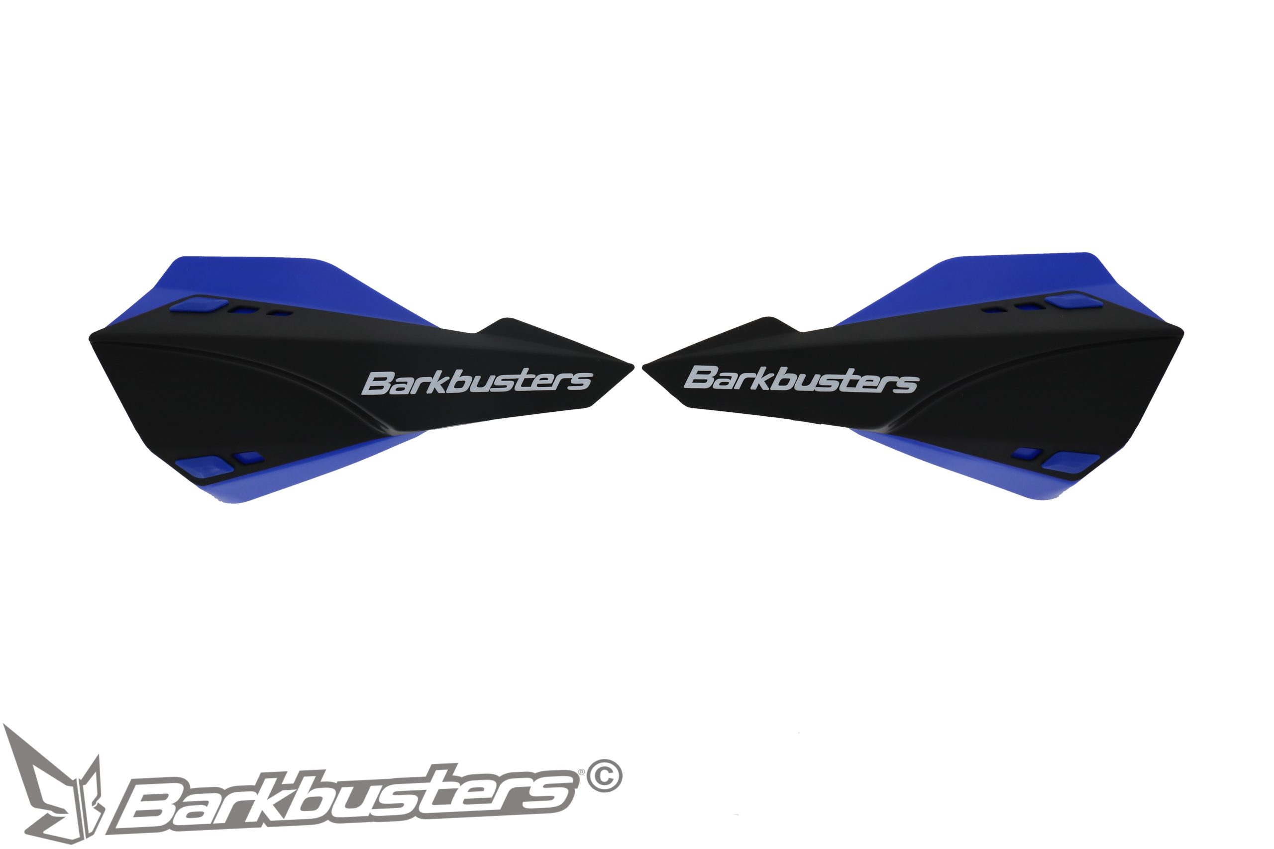 BARKBUSTERS SABRE Guards - Black with Blue Deflectors (Code: SAB-1BK-BU)