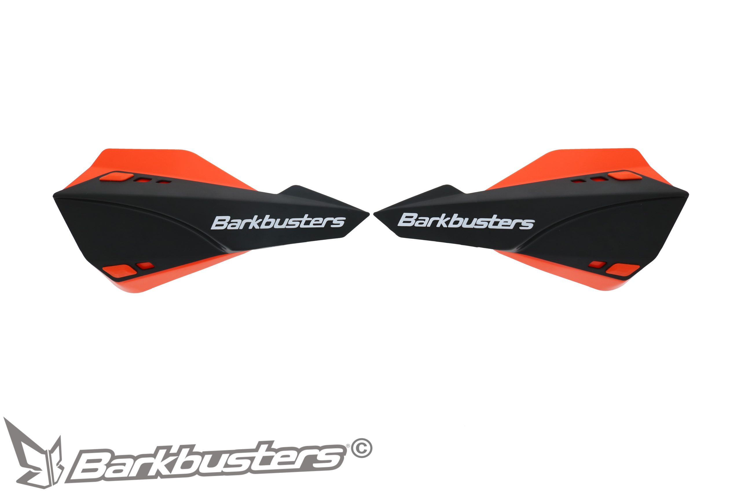 BARKBUSTERS SABRE Guards - Black with Orange Deflectors (Code: SAB-1BK-OR)