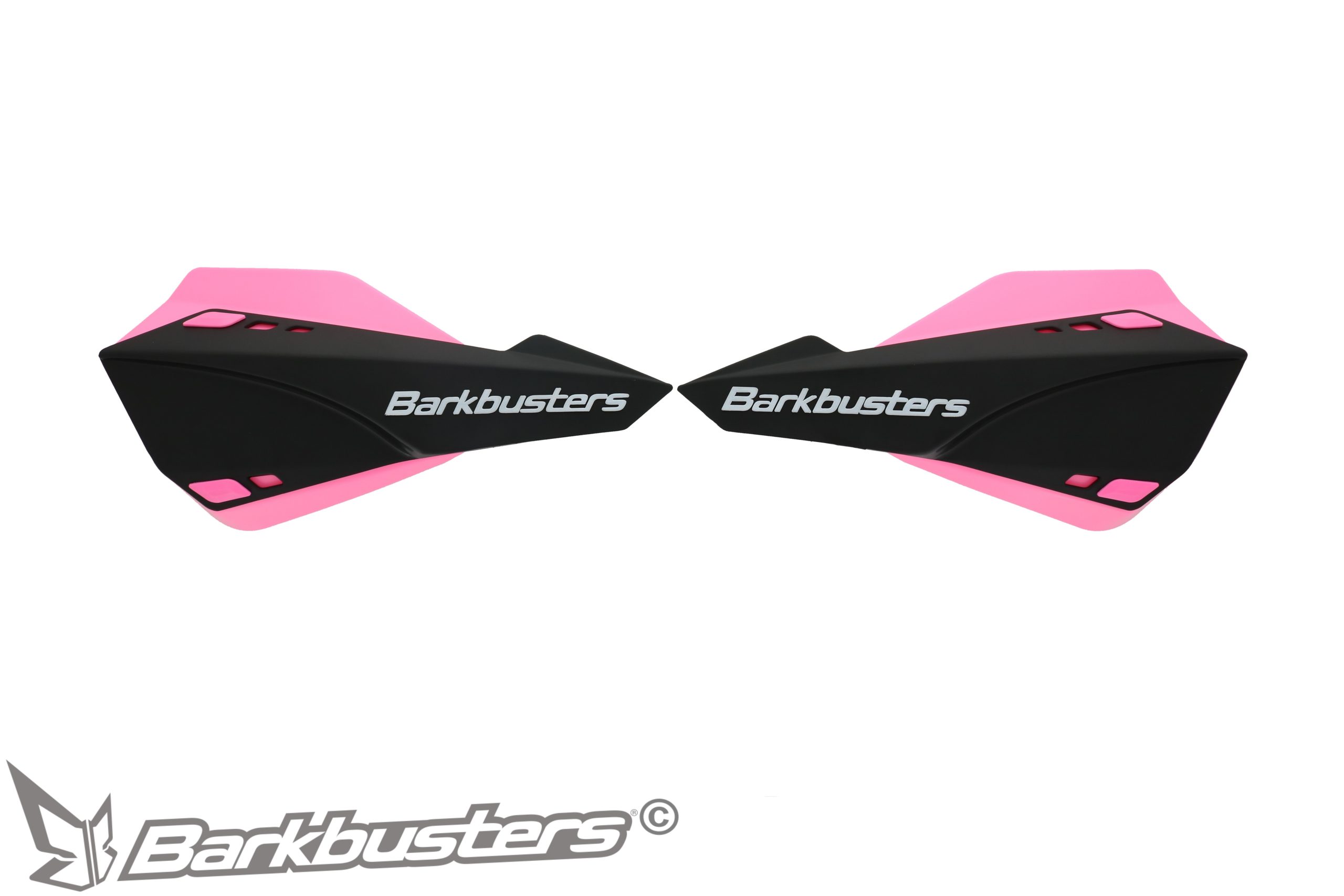 BARKBUSTERS SABRE Guards - Black with Pink Deflectors (Code: SAB-1BK-PK)