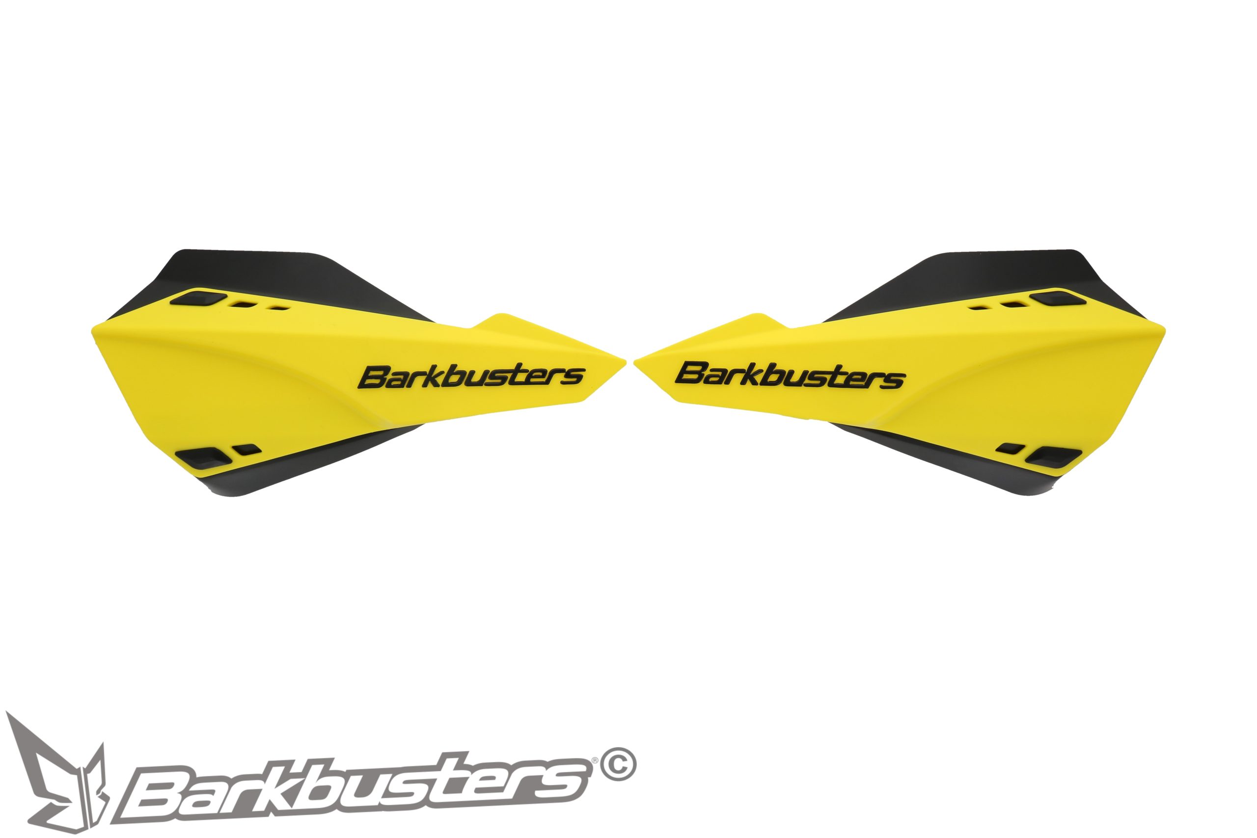 BARKBUSTERS SABRE Guards - Yellow with Black Deflectors (Code: SAB-1YE-BK)